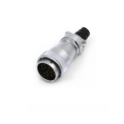 WF40/15pin Aviation Waterproof Connector Docking Straight TI+ZI Male Plug and Female Socket