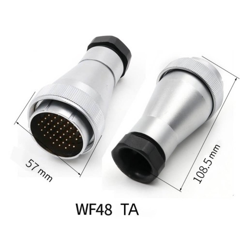 WF48-20pin TA+ZA docking Male Plug and Female Socket Aviation Waterproof Connector