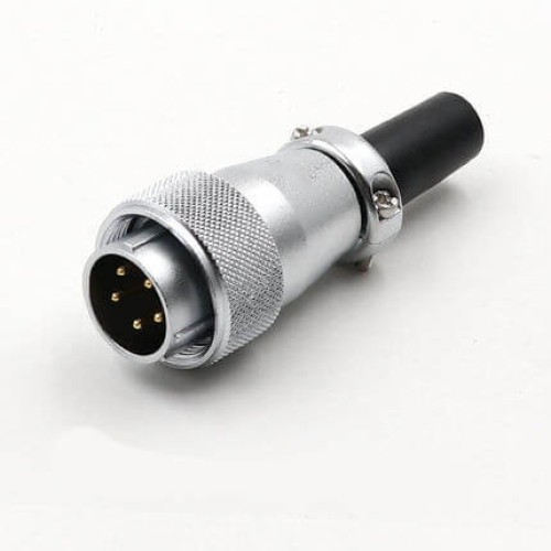 WS20 TQ 5Pin Male Plug 20MM Metal Shell Aviation Connector