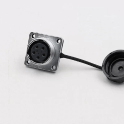 WS20-Z 5Pin Female Panel Mount Socket 20MM Metal Shell Aviation Connector (WS20, Z, 5pin）