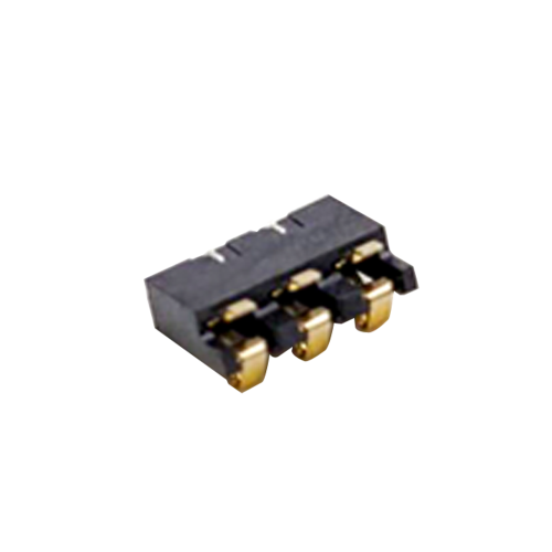 Battery Charger Connector Plug 3 Pin SMT Male Golden PCB Mount PN2.5