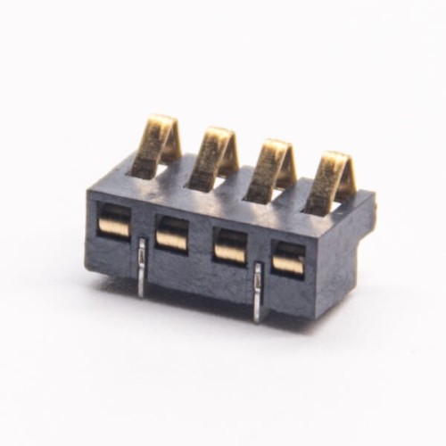 Battery Connection Female 4 Pin Golder PCB Mount SMD Plug PH2.5