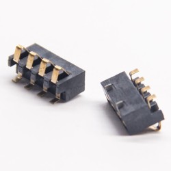 Battery Connection Female 4 Pin Golder PCB Mount SMD Plug PH2.5