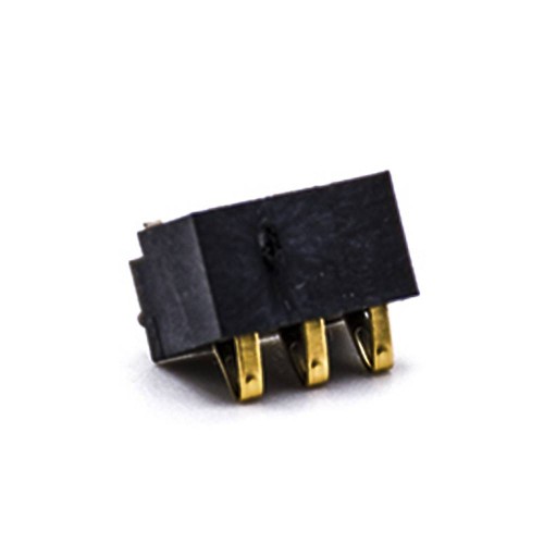 Battery Connection Series 3 Pin 2.5PH Mobile Phone Lithium Battery Connector 5.4H PCB Mount