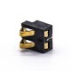 Battery Connector Gold Plating 2 Pin PCB Mount 3.0H 2.5MM Pitch