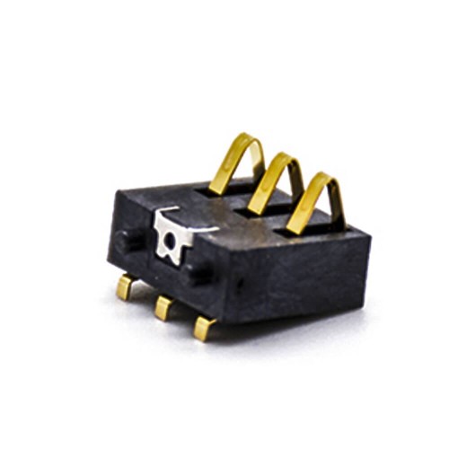 Battery Connector In Mobile 8.0H Gold Plating 3 Pin 3.0PH Battery Contact Shrapnel