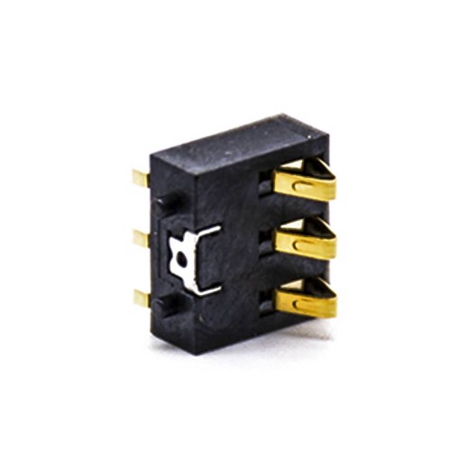 Battery Connector In Mobile 8.0H Gold Plating 3 Pin 3.0PH Battery Contact Shrapnel