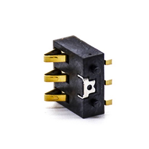 Battery Connector In Mobile 8.0H Gold Plating 3 Pin 3.0PH Battery Contact Shrapnel