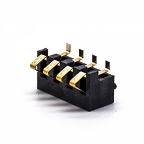 Battery Connector PCB Mount 4 Pin 4.5H Gold-plated 3U Anti-oxidation 2.5MM Pitch