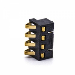 Battery Connector PCB Mount 4 Pin 4.5H Gold-plated 3U Anti-oxidation 2.5MM Pitch