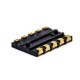 Battery Connectors 2.0PH 1.27H SMT Gold Plating 5 Pin Battery Contact Shrapnel