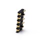 Battery Connectors 2.5MM Pitch 5 Pin Gold Plating SMT Power Supply Connection Shrapnel