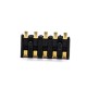 Battery Connectors 2.5MM Pitch 5 Pin Gold Plating SMT Power Supply Connection Shrapnel