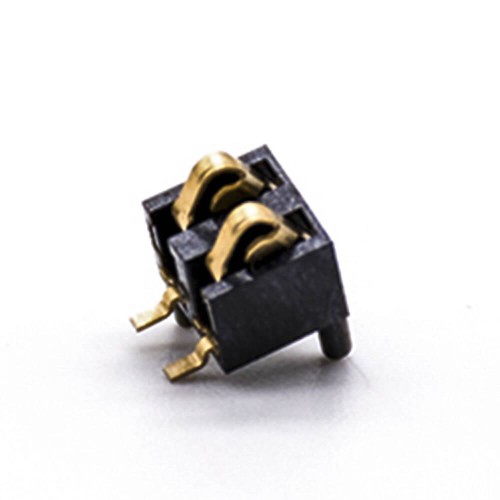 Battery Holder Battery Connector 3.7H PCB Mount 2 Pin 2.5PH Gold Plating