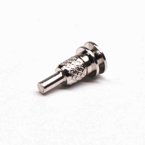 Coaxial Pogo Pin Connector Brass Plug-in Nickel Plating Straight Solder Shaped Series