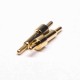 Coaxial Pogo Pin Straight Double Head Gold Plating Pogo Pin Connector