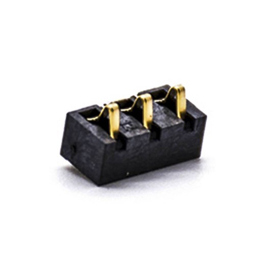 Lithium Batteries Battery Connector 3 Pin PCB Mount Gold Plating 3.0MM Pitch