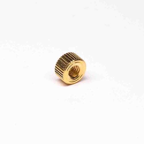 Nut Hardware Brass Surface Rolling Pattern