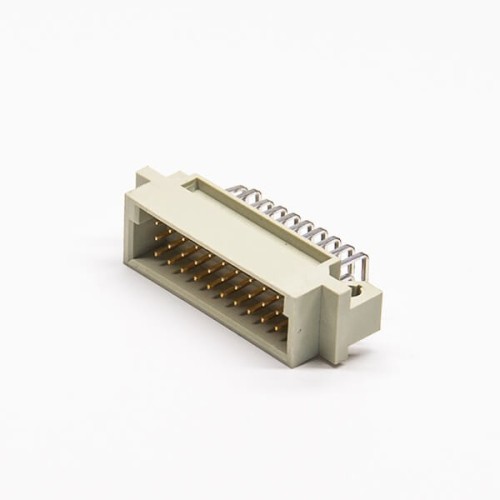 Din 41612 Pcb Connector 30 Pin Right Angle A+B+C Three Rows Pcb Mount Male Panel Receptacles