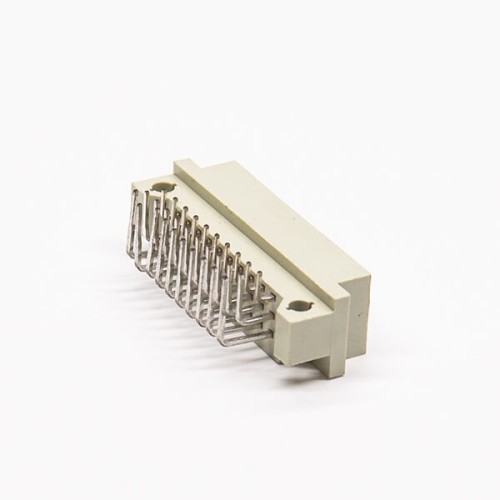 Din 41612 Pcb Connector 30 Pin Right Angle A+B+C Three Rows Pcb Mount Male Panel Receptacles