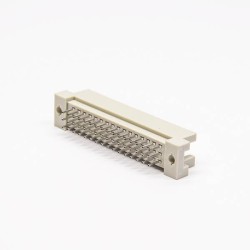 Straight Din 41612 Connector 48 Pin Straight A+B+C Three Rows Pcb Mount Male Panel Receptacles