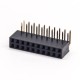 10pcs Right Angle Dual Row Female Header 20 Way Through Hole for PCB Mount