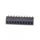 3pcs Single Row Female Pin Header 180 Degree 1.27mm Picth Through Hole