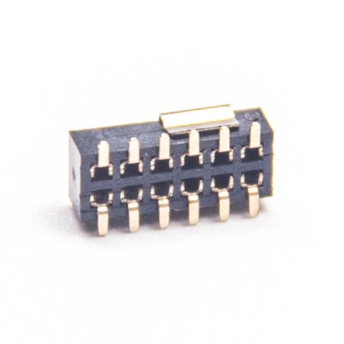 3pcs SMT Female Header 1.27 Gap Double Row 180 Degree 2*6 12Pin Stragiht