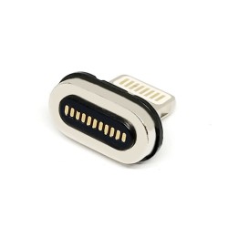 Efficient Fast Charging 11-Pin Oval Shape Magnetic Male Connector with Strong Magnetic Connection