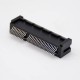 PCIE Interface Connector Black Injection 64 Pin 4X Splint Slot