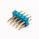 10pcs Header 9 Pin Dual Row Green Plastic Through Hole