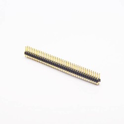 2.54 mm Male Pin Header Connectors Single Row 80 Pin 180 Degree