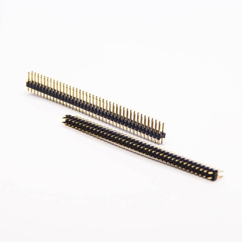 2.54 mm Male Pin Header Connectors Single Row 80 Pin 180 Degree