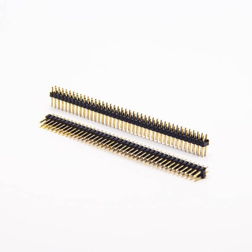 2.54 mm Male Pin Header Connectors Single Row 80 Pin 180 Degree