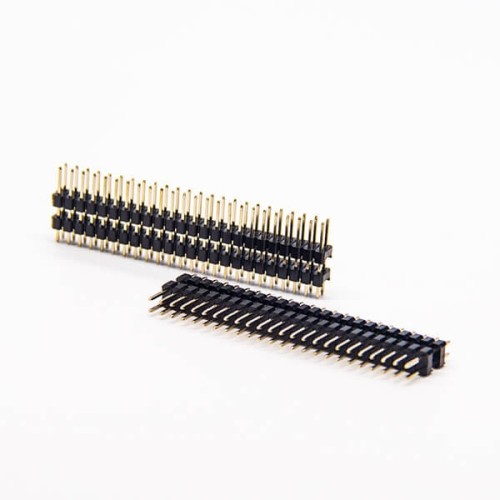 2 Row Pin Header 28 Pin 2.54mm Pitch Straight Dual Row DIP (2pcs)