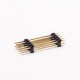 2pcs Dual Row Pin Header 10Pin 180 Degree Through Hole Dual Row