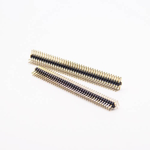 2pcs Right Angle Pin Header 80 Pin Dual Row 2.0 mm Through Hole