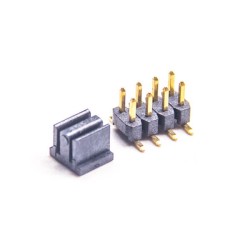 4pcs 2.0mm Pin Header SMT 180 Degree Dual Row 1.5mm palstic Height