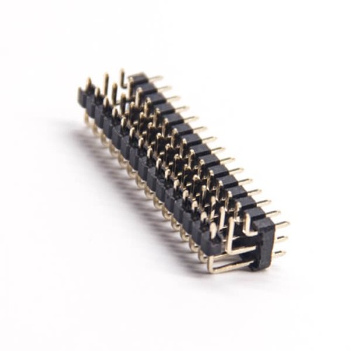 90 Degree Pin Header 3 Row Dual Plastic 2.0mm Through Hole PCB Mount