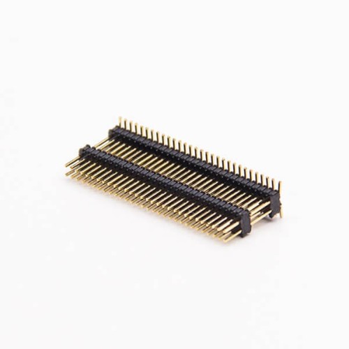 Pin Header Connector 180 Degree Male 0.8×1.38PH 2×30PIN Dual Row SMT