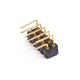 Pogo Pin Battery Connector 10 Pin Double-row Bend 2.54MM Pitch Multi Pin Series