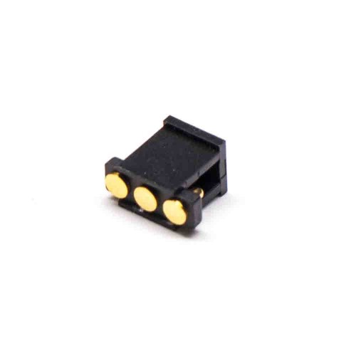 pogo pin connector battery 2 pin 2.5MM pitch side mounted single row