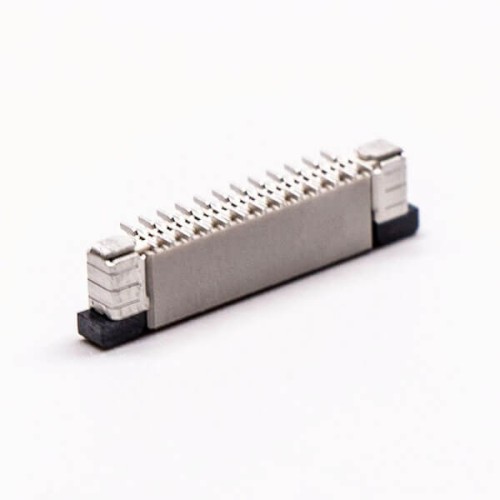 FPC Connector Socket 0.5 PH 12P Single Contact Style SMT Height 2.0 with Lock