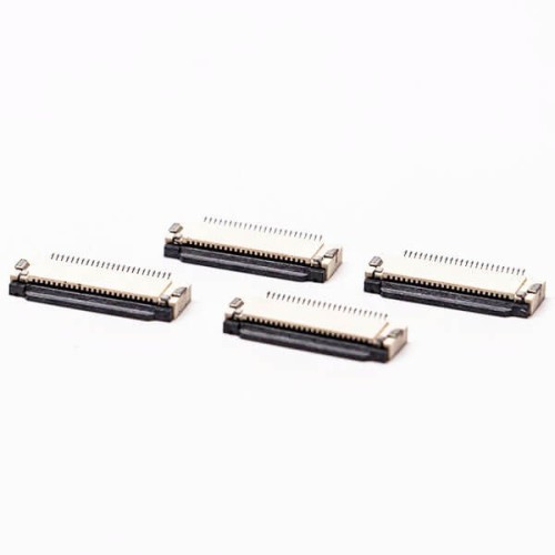 FPC Connectors 0.5MM Pitch 24 Pin Front Flip Bottom Contact Style 2.0H