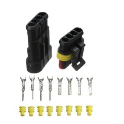 Auto Car Wire Connector Kit Waterproof 4 way