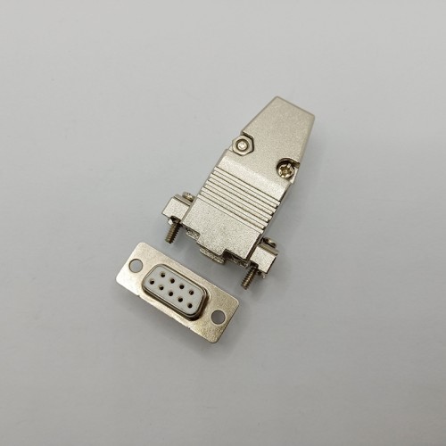 D SUB 9 Shell 9pin Zinc Alloy Silver