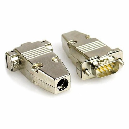 D SUB 9 Shell COM VGA serial port 9pin Zinc Alloy Silver