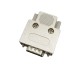 D SUB 9 Shell Male Female shared 9pin Zinc Alloy Silver VGA 9