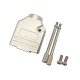 D SUB 9 Shell Male Female shared Solder 9pin Zinc Alloy Silver