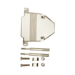 D SUB9 Shell Male Female shared RS232 serial port 9pin Zinc Alloy Silver